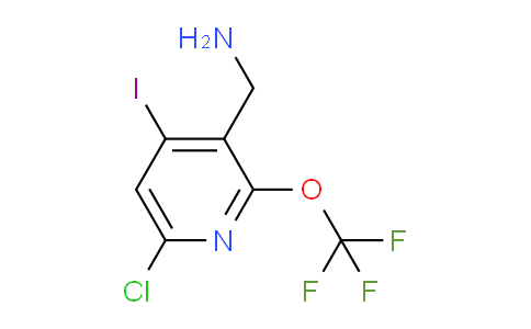 3-(Aminomethyl)-6-chloro-4-iodo-2-(trifluoromethoxy)pyridine