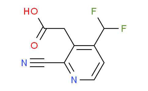 AM36762 | 1806764-46-4 | 2-Cyano-4-(difluoromethyl)pyridine-3-acetic acid