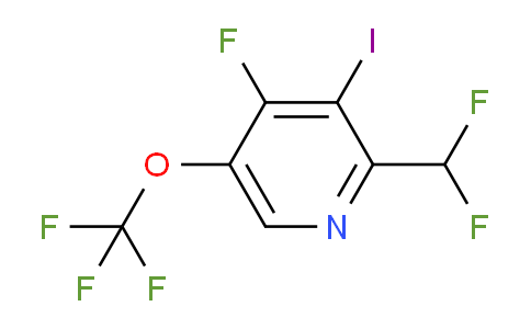 AM36772 | 1804305-37-0 | 2-(Difluoromethyl)-4-fluoro-3-iodo-5-(trifluoromethoxy)pyridine