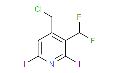 AM36778 | 1804691-78-8 | 4-(Chloromethyl)-3-(difluoromethyl)-2,6-diiodopyridine