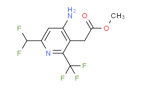 Methyl 4-amino-6-(difluoromethyl)-2-(trifluoromethyl)pyridine-3-acetate