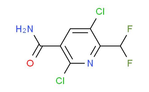 3,6-Dichloro-2-(difluoromethyl)pyridine-5-carboxamide