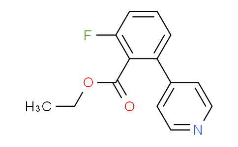 Ethyl 2-fluoro-6-(pyridin-4-yl)benzoate