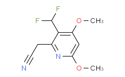 3-(Difluoromethyl)-4,6-dimethoxypyridine-2-acetonitrile