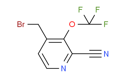 4-(Bromomethyl)-2-cyano-3-(trifluoromethoxy)pyridine