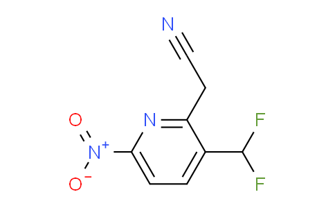 AM36791 | 1805924-74-6 | 3-(Difluoromethyl)-6-nitropyridine-2-acetonitrile
