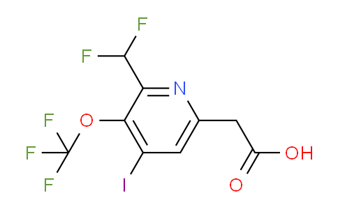 AM36809 | 1806035-00-6 | 2-(Difluoromethyl)-4-iodo-3-(trifluoromethoxy)pyridine-6-acetic acid