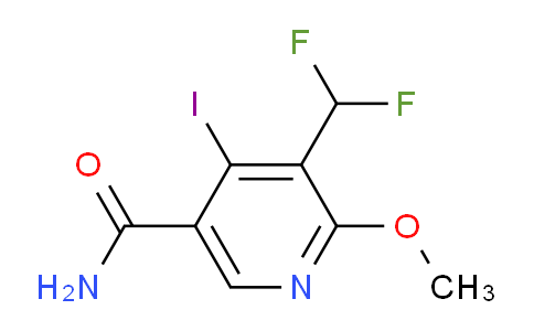 AM36816 | 1805541-53-0 | 3-(Difluoromethyl)-4-iodo-2-methoxypyridine-5-carboxamide
