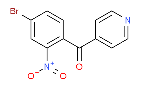 4-(4-Bromo-2-nitrobenzoyl)pyridine