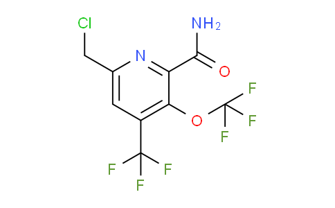 6-(Chloromethyl)-3-(trifluoromethoxy)-4-(trifluoromethyl)pyridine-2-carboxamide