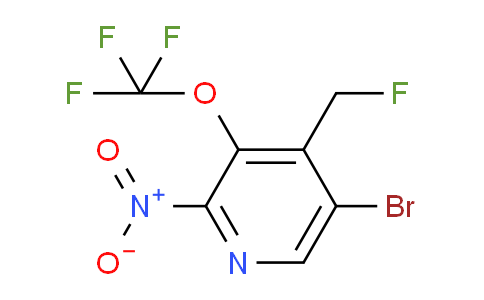 5-Bromo-4-(fluoromethyl)-2-nitro-3-(trifluoromethoxy)pyridine