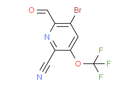 AM36836 | 1804644-56-1 | 5-Bromo-2-cyano-3-(trifluoromethoxy)pyridine-6-carboxaldehyde