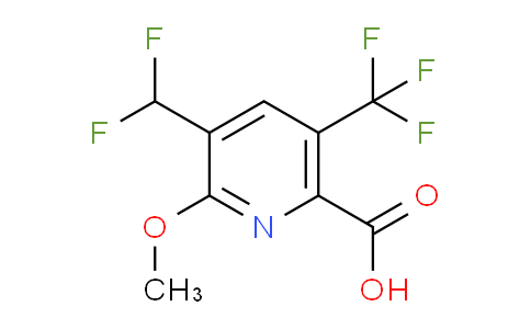AM36844 | 1805438-83-8 | 3-(Difluoromethyl)-2-methoxy-5-(trifluoromethyl)pyridine-6-carboxylic acid