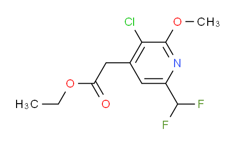 AM36882 | 1806938-63-5 | Ethyl 3-chloro-6-(difluoromethyl)-2-methoxypyridine-4-acetate