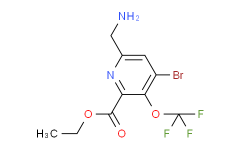 AM36883 | 1804571-68-3 | Ethyl 6-(aminomethyl)-4-bromo-3-(trifluoromethoxy)pyridine-2-carboxylate