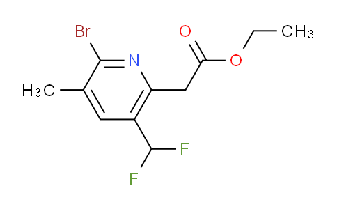 AM36893 | 1806995-02-7 | Ethyl 2-bromo-5-(difluoromethyl)-3-methylpyridine-6-acetate