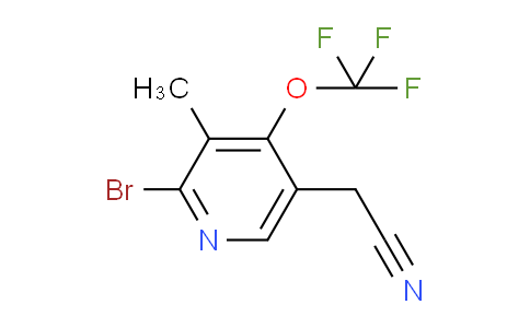 AM36918 | 1803631-16-4 | 2-Bromo-3-methyl-4-(trifluoromethoxy)pyridine-5-acetonitrile