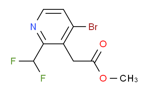 AM36931 | 1806018-92-7 | Methyl 4-bromo-2-(difluoromethyl)pyridine-3-acetate