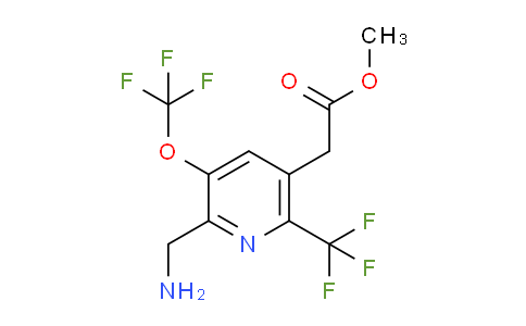 AM36939 | 1804442-40-7 | Methyl 2-(aminomethyl)-3-(trifluoromethoxy)-6-(trifluoromethyl)pyridine-5-acetate