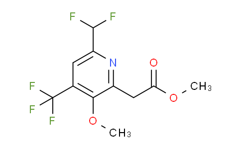 AM36948 | 1805464-90-7 | Methyl 6-(difluoromethyl)-3-methoxy-4-(trifluoromethyl)pyridine-2-acetate