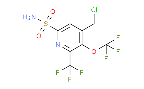 AM36951 | 1804659-19-5 | 4-(Chloromethyl)-3-(trifluoromethoxy)-2-(trifluoromethyl)pyridine-6-sulfonamide
