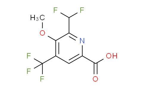 AM36954 | 1805463-77-7 | 2-(Difluoromethyl)-3-methoxy-4-(trifluoromethyl)pyridine-6-carboxylic acid