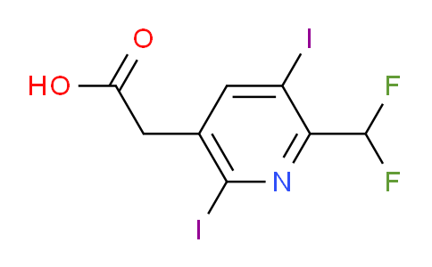 AM36963 | 1805157-64-5 | 2-(Difluoromethyl)-3,6-diiodopyridine-5-acetic acid