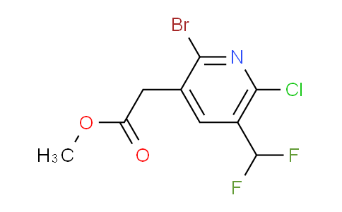 AM36980 | 1805234-94-9 | Methyl 2-bromo-6-chloro-5-(difluoromethyl)pyridine-3-acetate