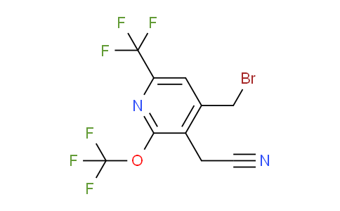 AM36981 | 1805923-06-1 | 4-(Bromomethyl)-2-(trifluoromethoxy)-6-(trifluoromethyl)pyridine-3-acetonitrile