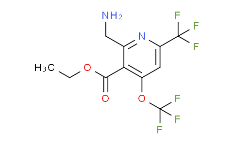 AM36992 | 1804853-15-3 | Ethyl 2-(aminomethyl)-4-(trifluoromethoxy)-6-(trifluoromethyl)pyridine-3-carboxylate