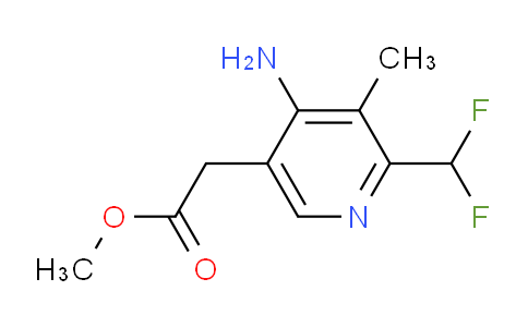 AM36999 | 1804715-95-4 | Methyl 4-amino-2-(difluoromethyl)-3-methylpyridine-5-acetate