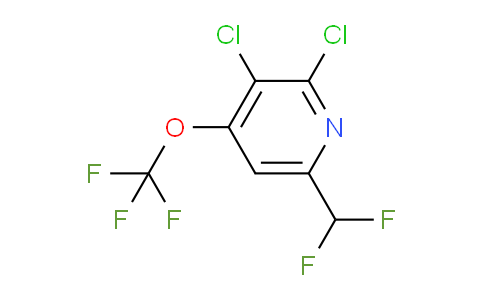 2,3-Dichloro-6-(difluoromethyl)-4-(trifluoromethoxy)pyridine