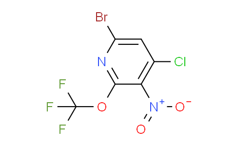 6-Bromo-4-chloro-3-nitro-2-(trifluoromethoxy)pyridine