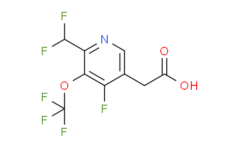 AM37035 | 1806265-18-8 | 2-(Difluoromethyl)-4-fluoro-3-(trifluoromethoxy)pyridine-5-acetic acid