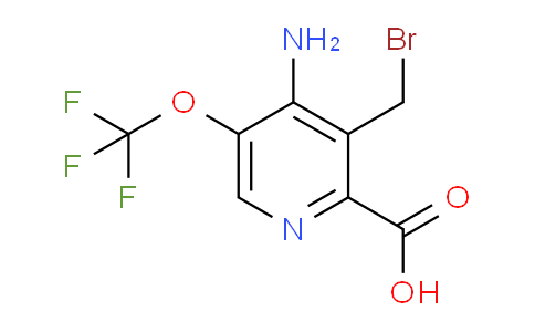 AM37044 | 1806131-42-9 | 4-Amino-3-(bromomethyl)-5-(trifluoromethoxy)pyridine-2-carboxylic acid