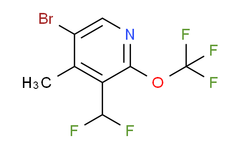 AM37054 | 1806222-22-9 | 5-Bromo-3-(difluoromethyl)-4-methyl-2-(trifluoromethoxy)pyridine