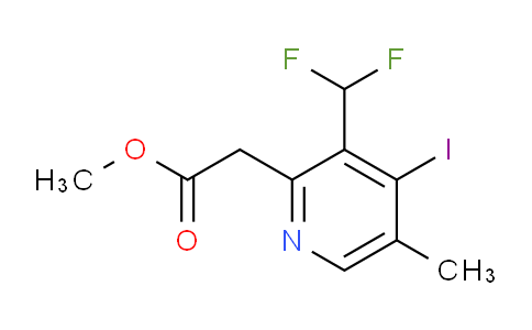 AM37055 | 1806981-16-7 | Methyl 3-(difluoromethyl)-4-iodo-5-methylpyridine-2-acetate