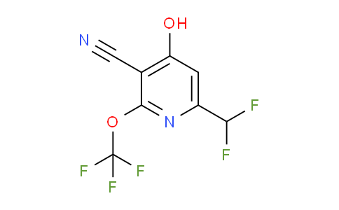 AM37059 | 1804687-45-3 | 3-Cyano-6-(difluoromethyl)-4-hydroxy-2-(trifluoromethoxy)pyridine