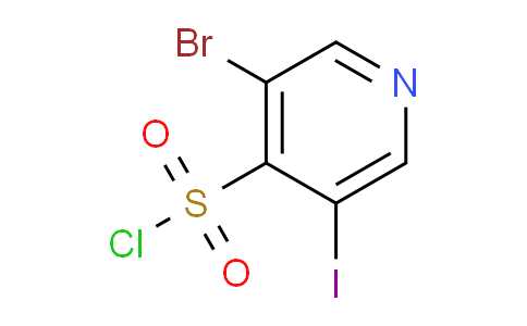 3-Bromo-5-iodopyridine-4-sulfonyl chloride