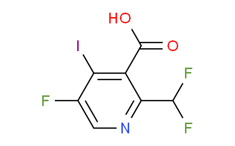 AM37082 | 1805438-33-8 | 2-(Difluoromethyl)-5-fluoro-4-iodopyridine-3-carboxylic acid