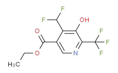 AM37090 | 1806879-29-7 | Ethyl 4-(difluoromethyl)-3-hydroxy-2-(trifluoromethyl)pyridine-5-carboxylate