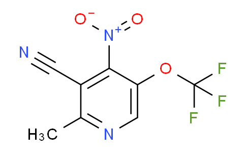 3-Cyano-2-methyl-4-nitro-5-(trifluoromethoxy)pyridine