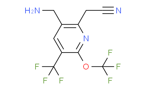 AM37105 | 1805301-88-5 | 5-(Aminomethyl)-2-(trifluoromethoxy)-3-(trifluoromethyl)pyridine-6-acetonitrile