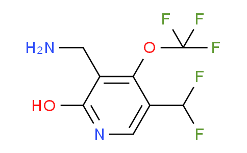 3-(Aminomethyl)-5-(difluoromethyl)-2-hydroxy-4-(trifluoromethoxy)pyridine