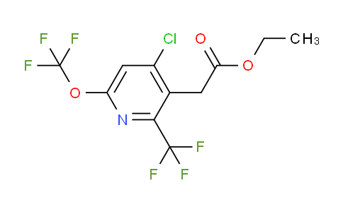 AM37108 | 1804786-34-2 | Ethyl 4-chloro-6-(trifluoromethoxy)-2-(trifluoromethyl)pyridine-3-acetate