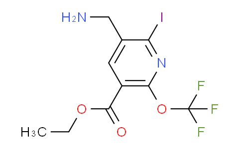 AM37117 | 1804777-62-5 | Ethyl 3-(aminomethyl)-2-iodo-6-(trifluoromethoxy)pyridine-5-carboxylate