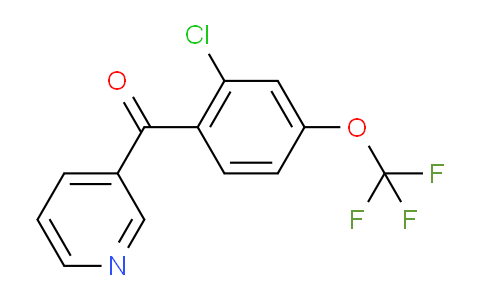 3-(2-Chloro-4-(trifluoromethoxy)benzoyl)pyridine