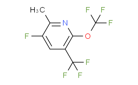 3-Fluoro-2-methyl-6-(trifluoromethoxy)-5-(trifluoromethyl)pyridine