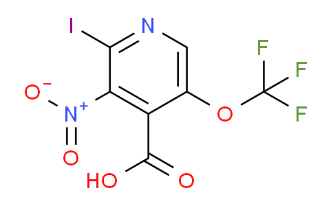2-Iodo-3-nitro-5-(trifluoromethoxy)pyridine-4-carboxylic acid
