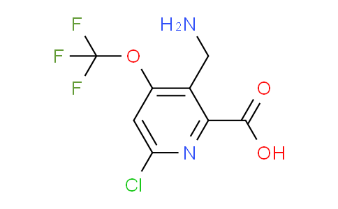 3-(Aminomethyl)-6-chloro-4-(trifluoromethoxy)pyridine-2-carboxylic acid